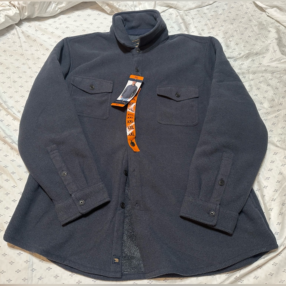 Men’s xxl PREMIUM wool jacket nice warm Costco NWT